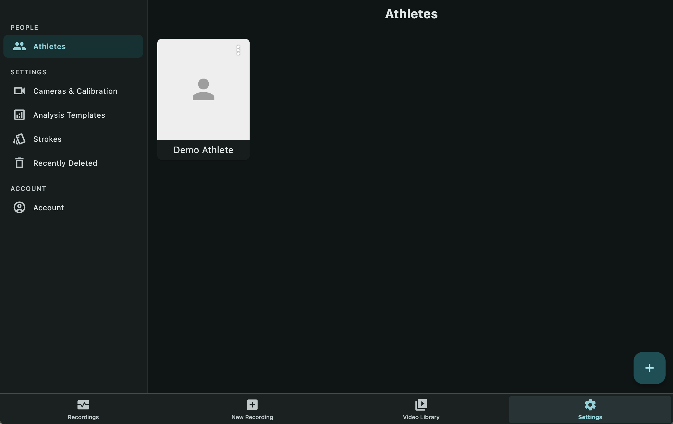 SWMpro settings and athlete management